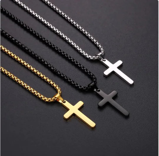 Layered Cross Necklace